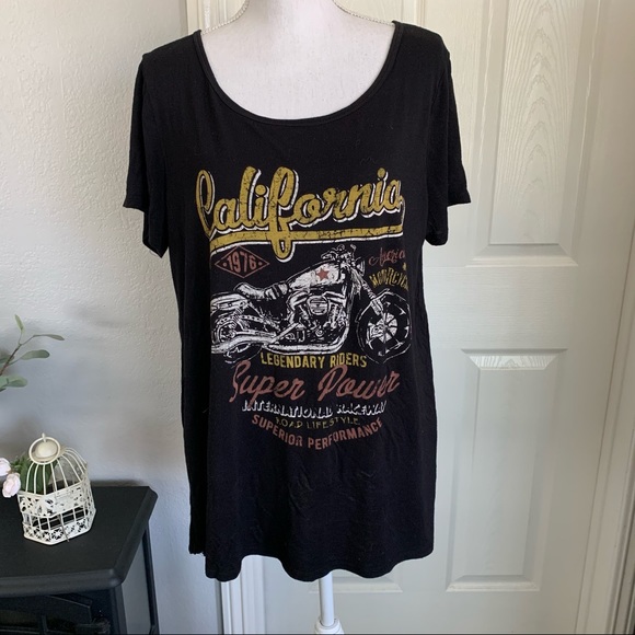 Gypsy Sky California Vintage Motorcycle Tee - Picture 1 of 6
